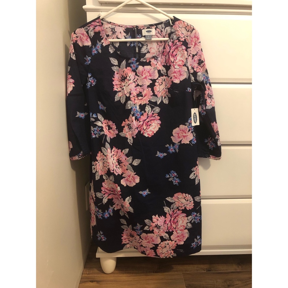 NWT Floral Old Navy Shift Dress, Size S